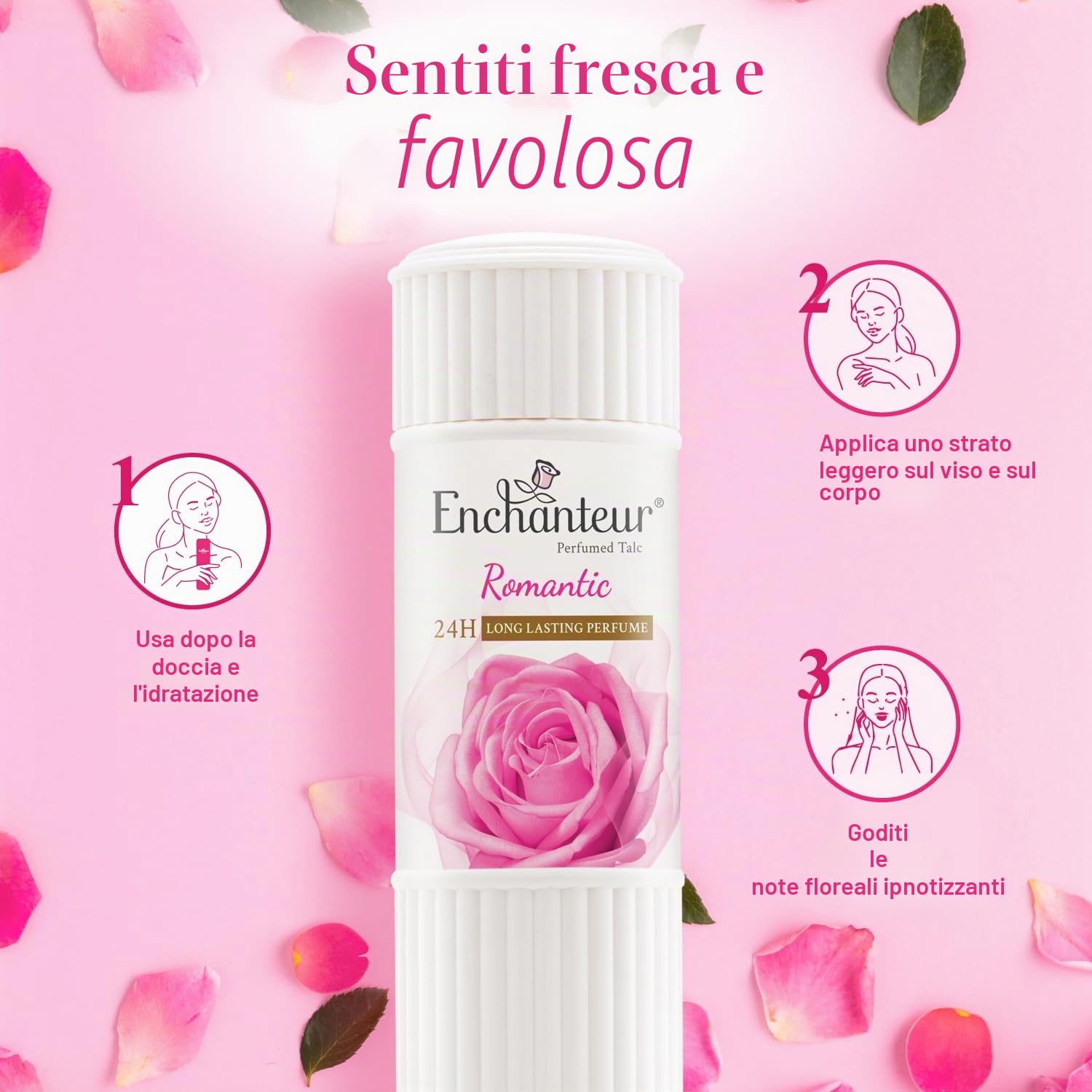 Enchanteur Talco Profumato Romantico, 250g