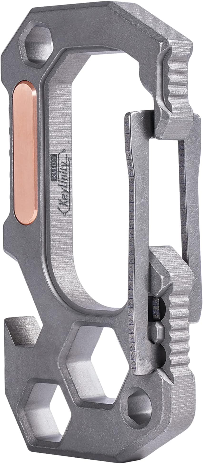 Porte-clés Multifonction 9-en-1 BUXAN - Outils EDC Camping - Mousqueton