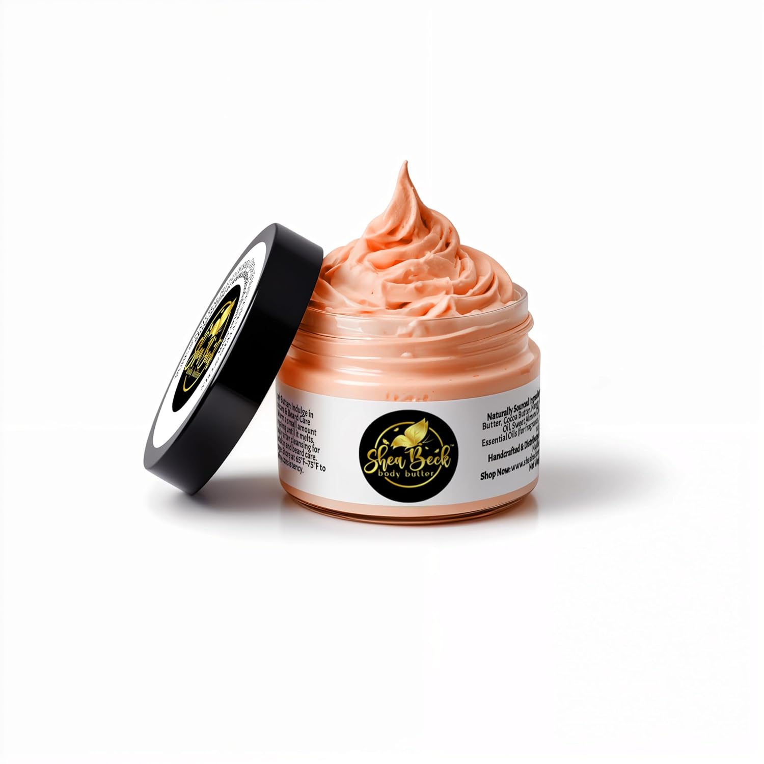 Body Butter – Pure & Natural Whipped Body Butter with Shea, Cocoa & Mango Butters + Jojoba, Avocado & Sweet Almond Oils | Skin & Beard Care (Bali Mango)