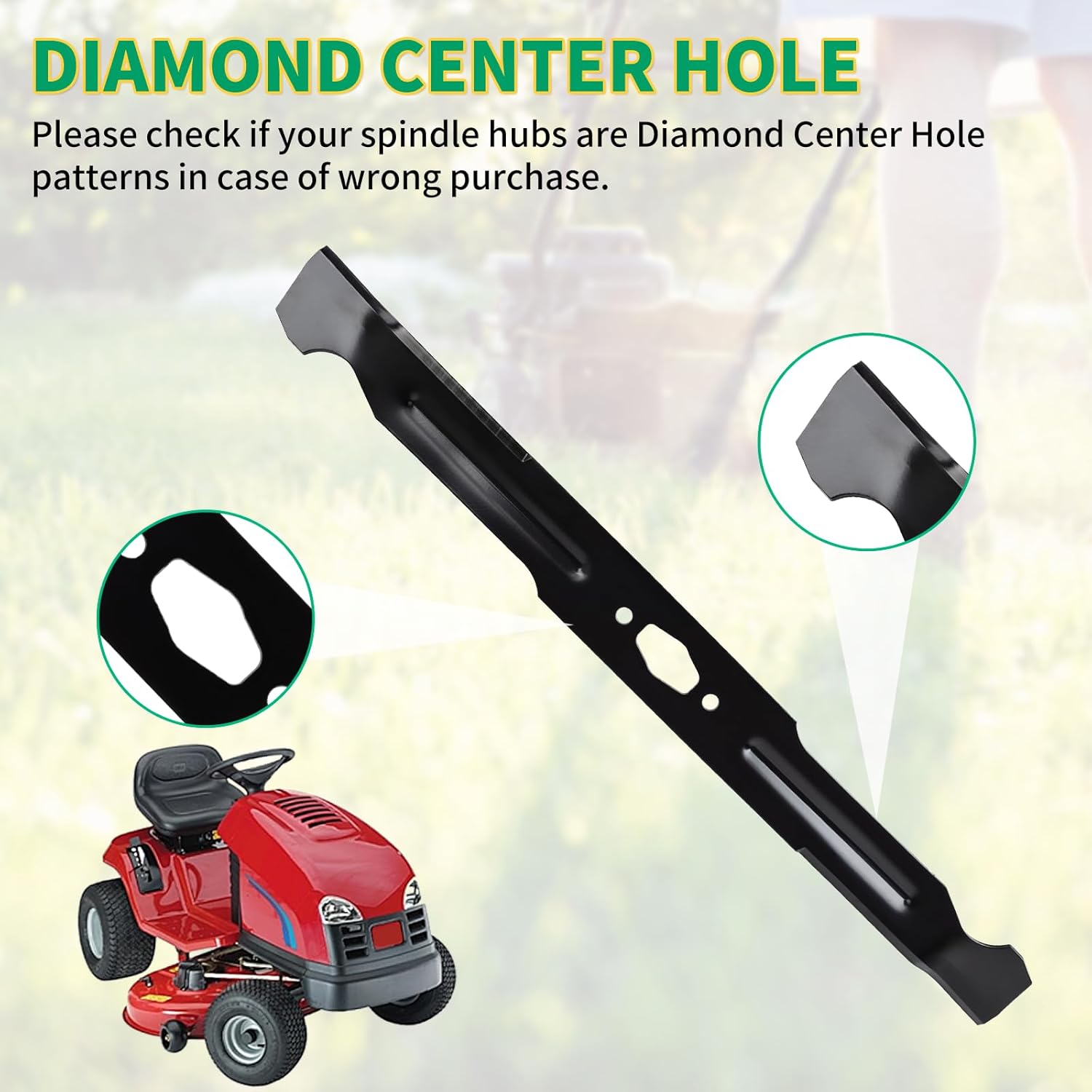 742P05720 742-05720 Mulching Mower Blade, Compatible with 42" Deck Cub Cad et/MTD/Craft sman XT1-LT42E ZT1-42E Z5200 Lawn Mower, Replace 742-05720 490-110-C207, 2 Pack