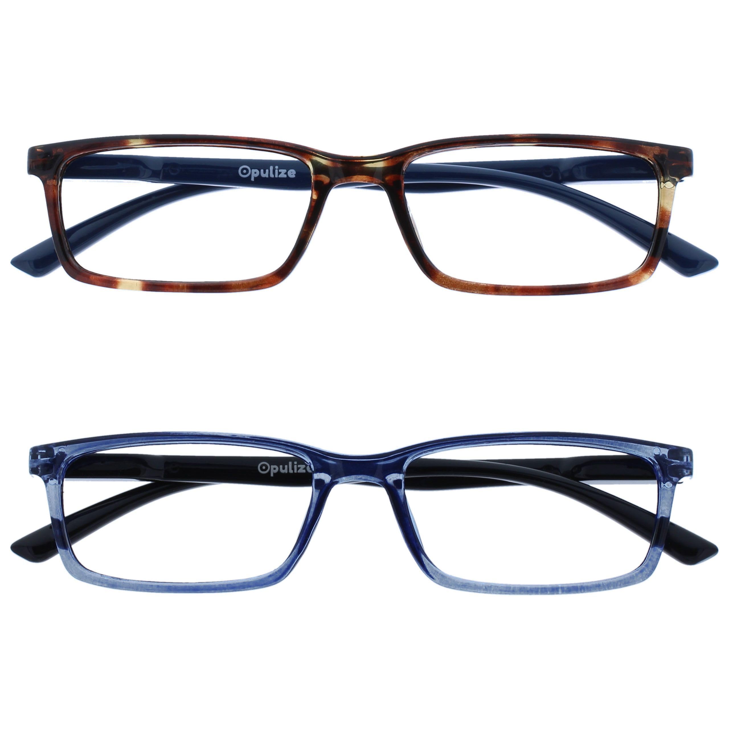 OPULIZE See Gafas Lectura Filtro Luz Azul x3 Estrecha Bisagras de Resorte Mejoran Sueño Reducen Dolor de Cabeza Ordenador Videojuegos Antirreflejante Azul Morado Turquesa Hombre Mujer BBB9-35Q +2.00 — view 23