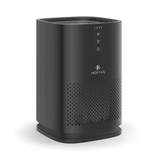 Medify MA-14 Air Purifier with True HEPA H13 Filter 470 ft per Hour for Smoke Odors Pollen Pets