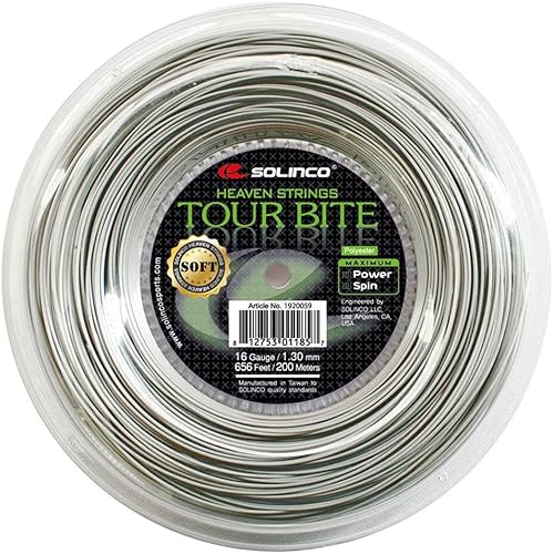 Miniatura 7 de Solinco Carrete de cuerda de tenis suave Tour Bite
