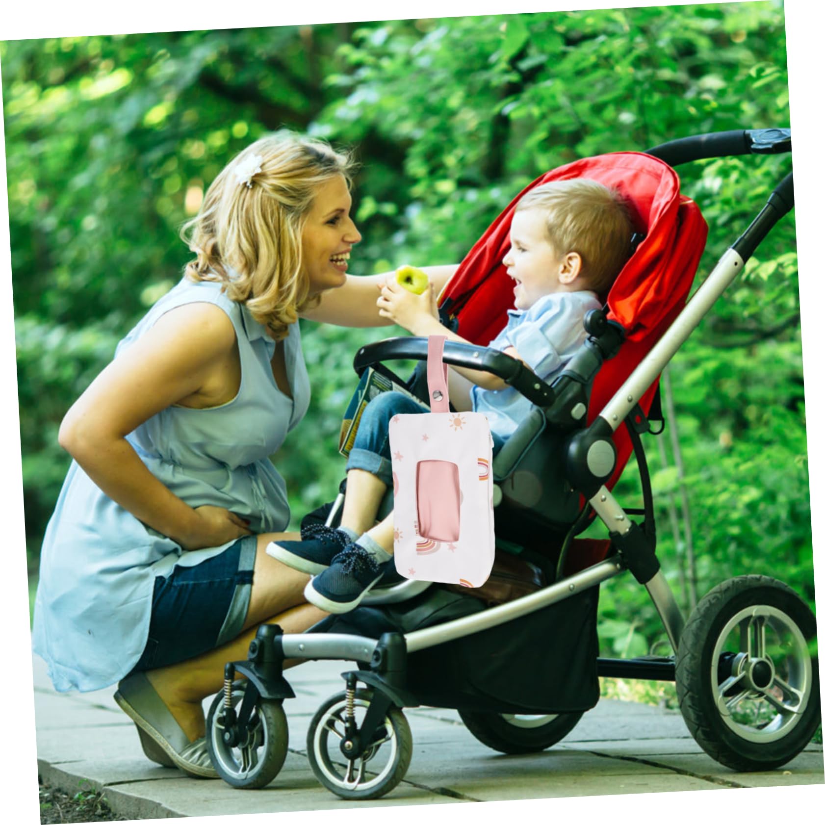 Alipis 3piezas Bolsa Dispensadora De Húmedas Portátil Para Bebés Organizador Reutilizable Diseño De Caricatura Para Paseos y Cambios De Pañal Almacenamiento Práctico y