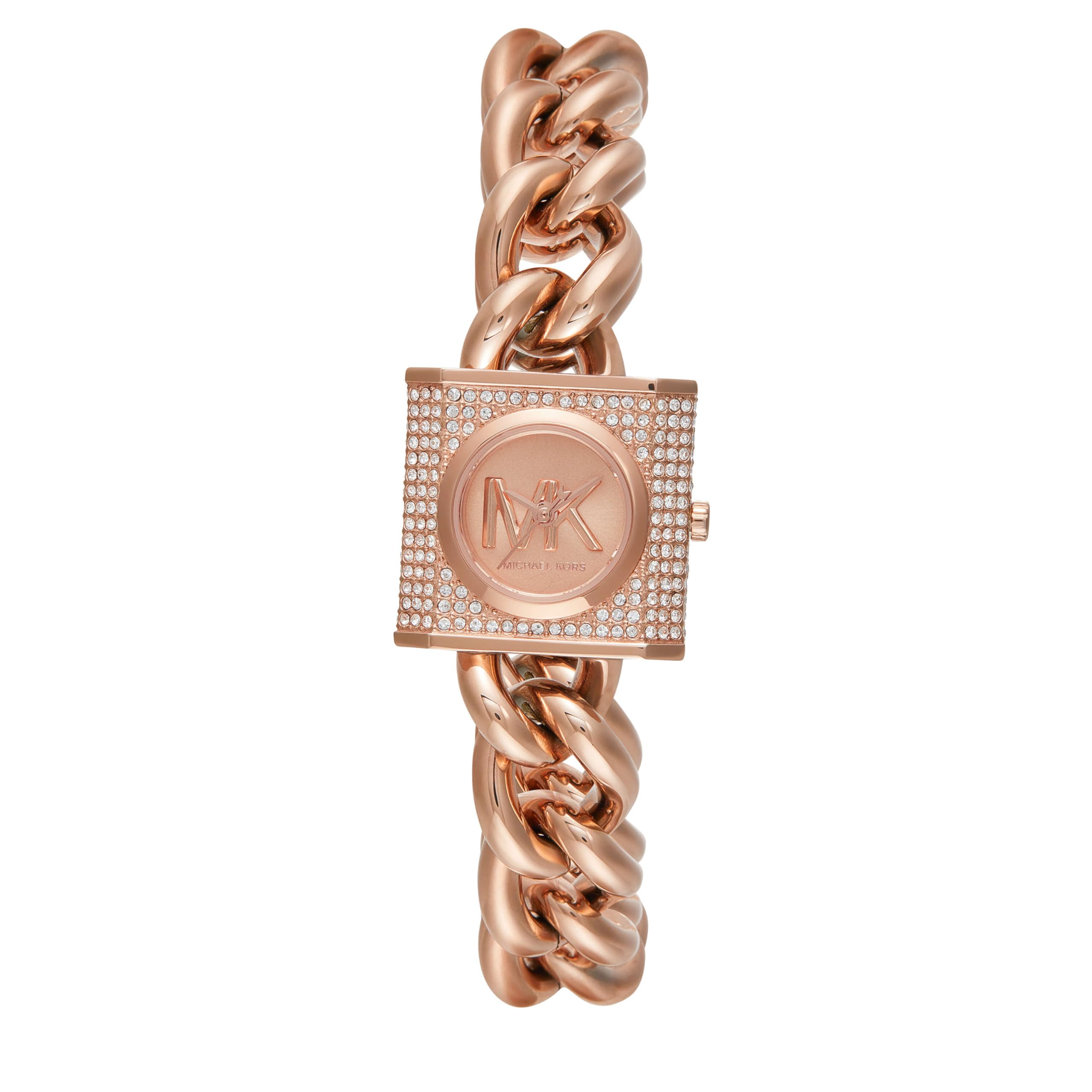MICHAEL KORS マイケルコース レディース腕時計　ピンクゴールド Amazon.co.jp: [マイケルコース] 腕時計 MK CHAIN LOCK MK4827