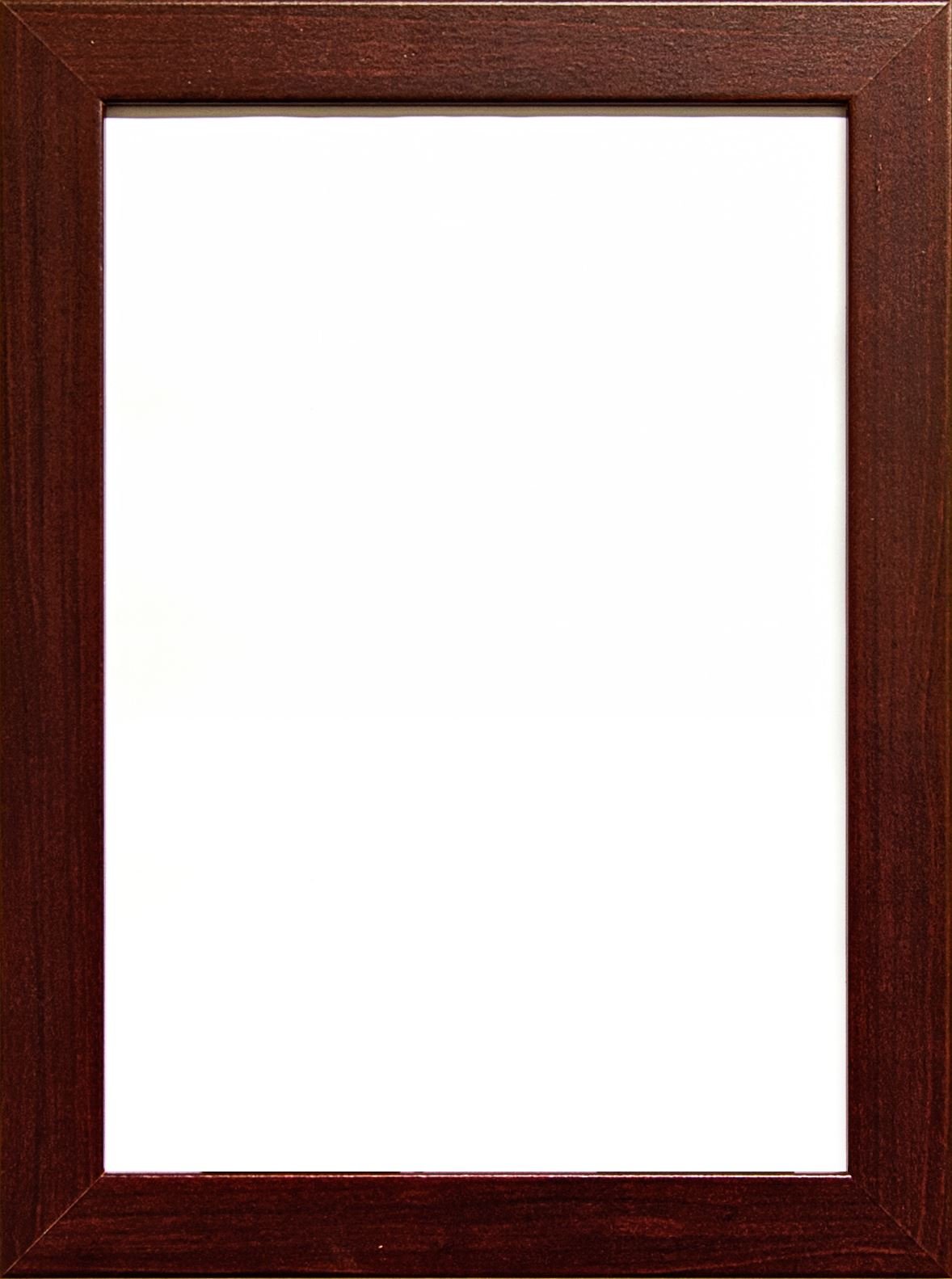 MODERN STYLE FLAT FRAMES WOOD FINISH PHOTO PICTURE POSTER FRAME MAHOGANY HOME OFFICE WORK GIFT PRESENT A4