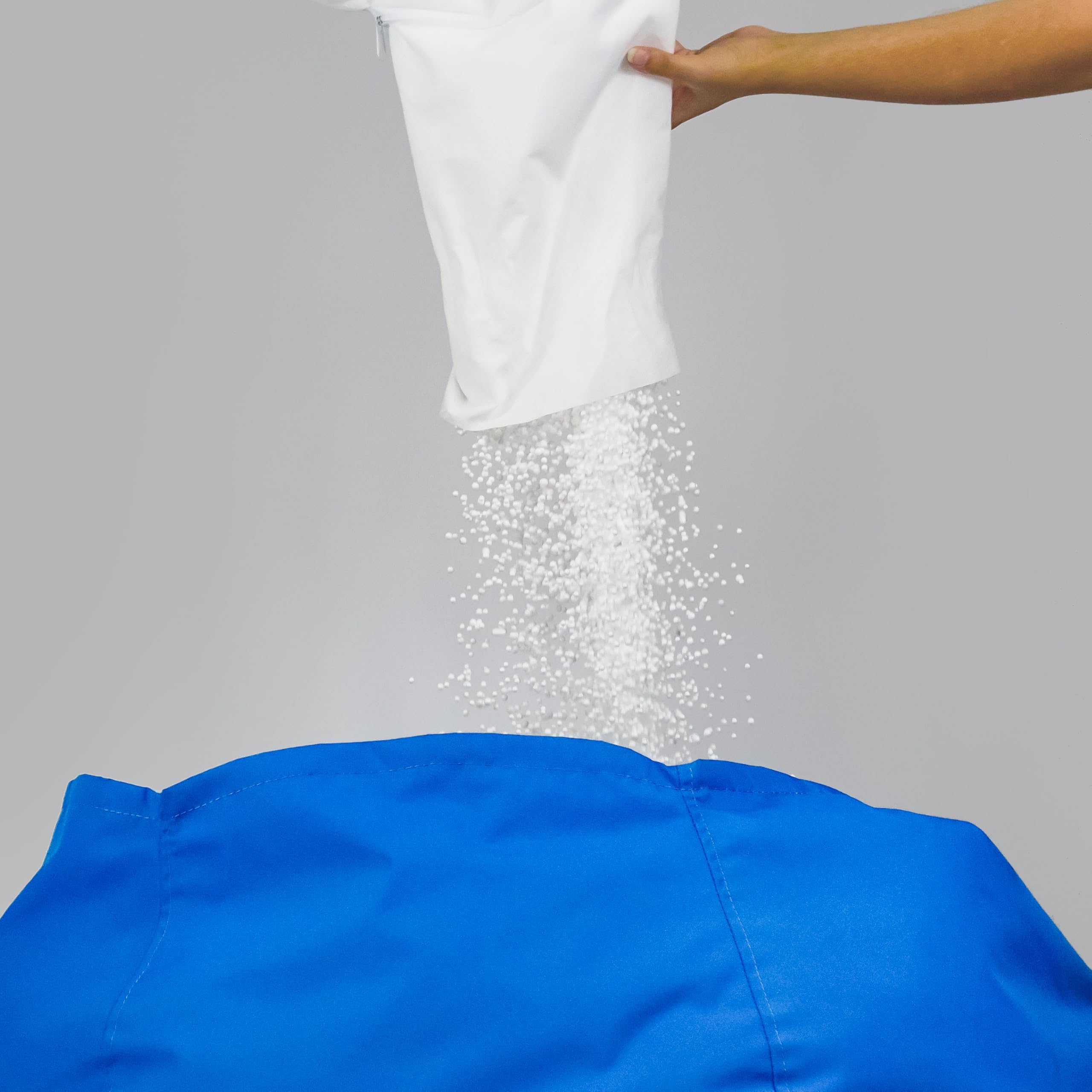 Bruni FILLcloud - Relleno de perlas de poliestireno expandido sostenible para cojín de asiento, varios tamaños, relleno para puf fabricado en Alemania