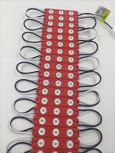 Miniatura 6 de Módulo LED de CA 110V verde 1.5W para letreros publicitarios de caja de luz de letras con cinta adhesiva trasera (paquete de 200 unidades)