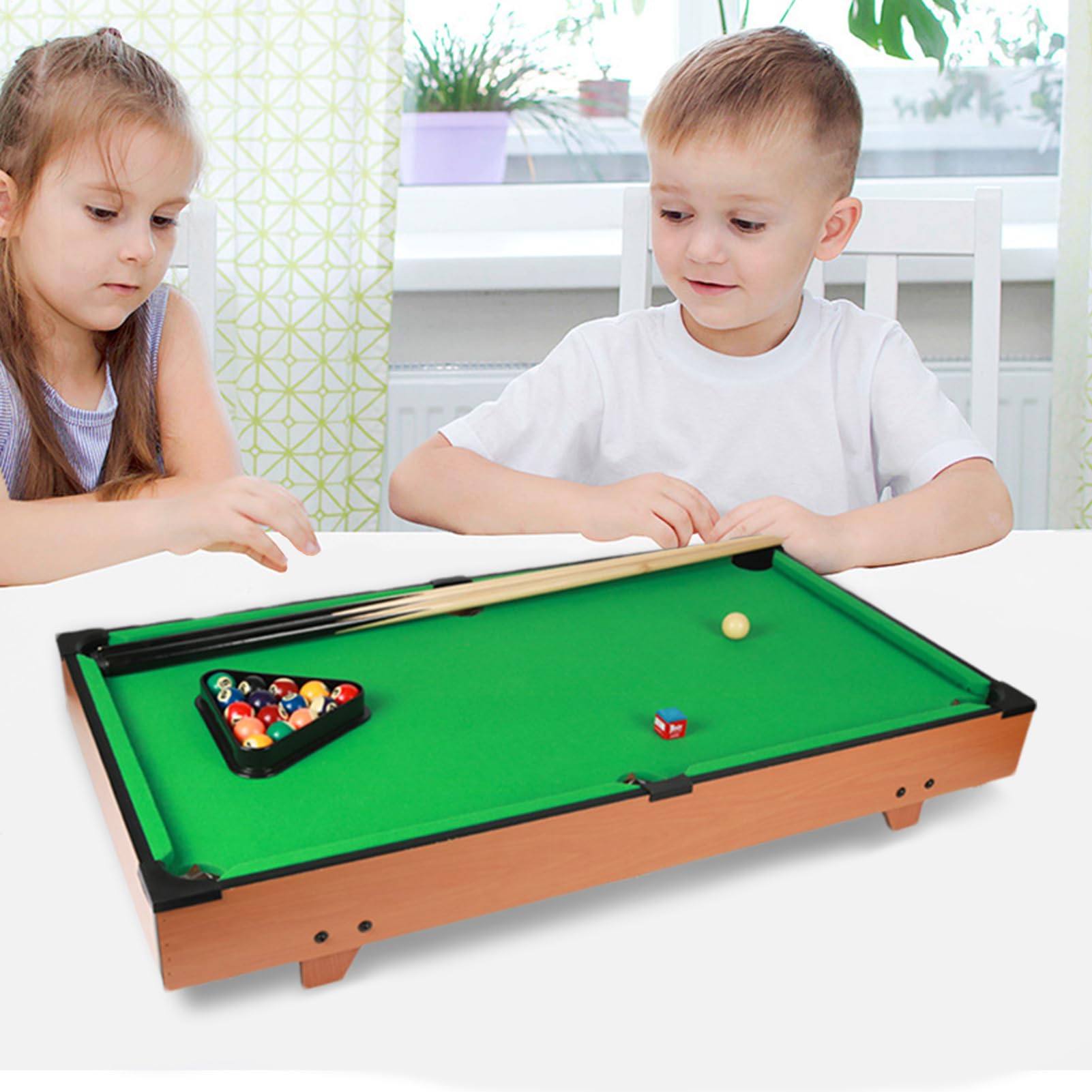 Tavolo da biliardo per bambini, tavolo da biliardo portatile, regolabile interattivo, tavolo da gioco multifunzionale per riunioni di famiglia, tavolo educativo per interni ed esterni