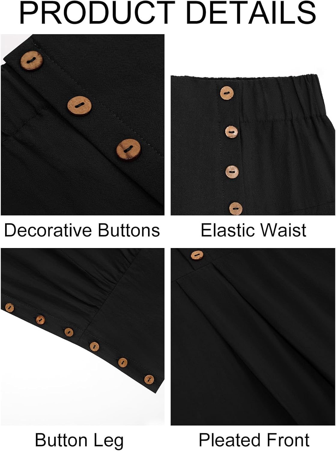 Runcati Mens Medieval Pirate Pants Renaissance Viking Ankle Ren Faire Pants Colonial Gothic Halloween Costume Trousers - Image 5