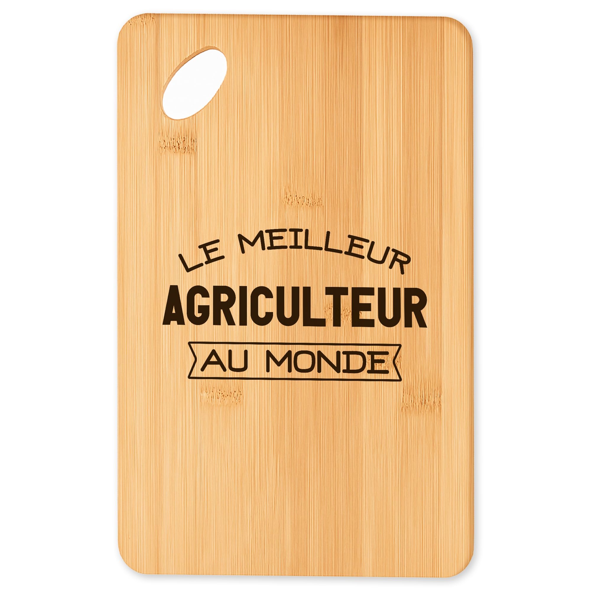 Cadeau original pour agriculteur avec cette planche à découper barbecue en bambou