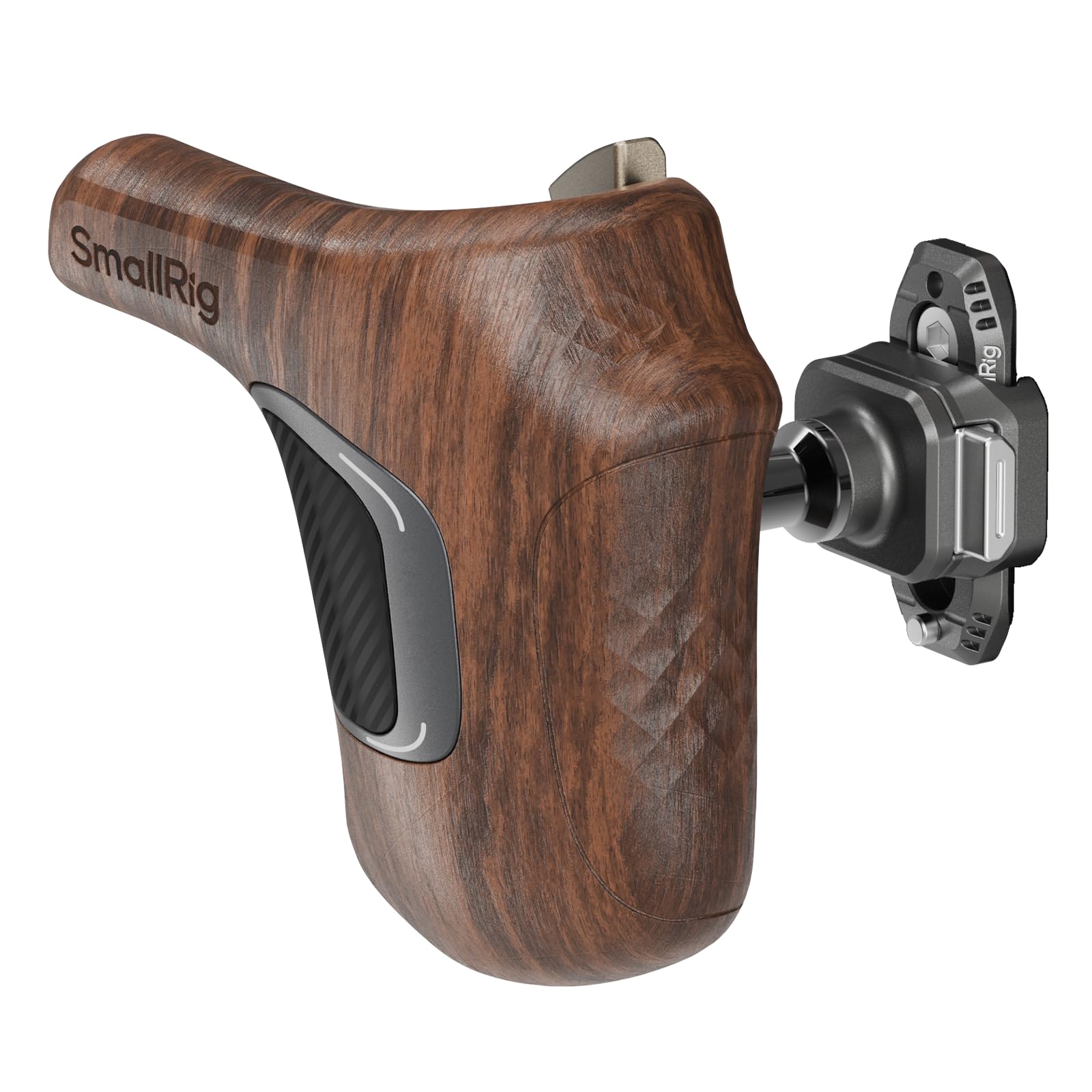 Amazon.com: SMALLRIG Rotating Right-Side Wooden Handle with NATO