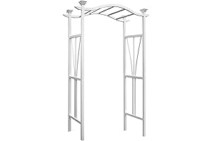 Our London 45"W x 86"H Vinyl Arbor Complements Any Setting