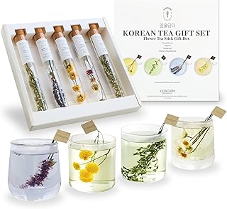 KKOKDAM Fancy Korean Tea Gift Set – Premium Flower Tea Stick Variety Pac...