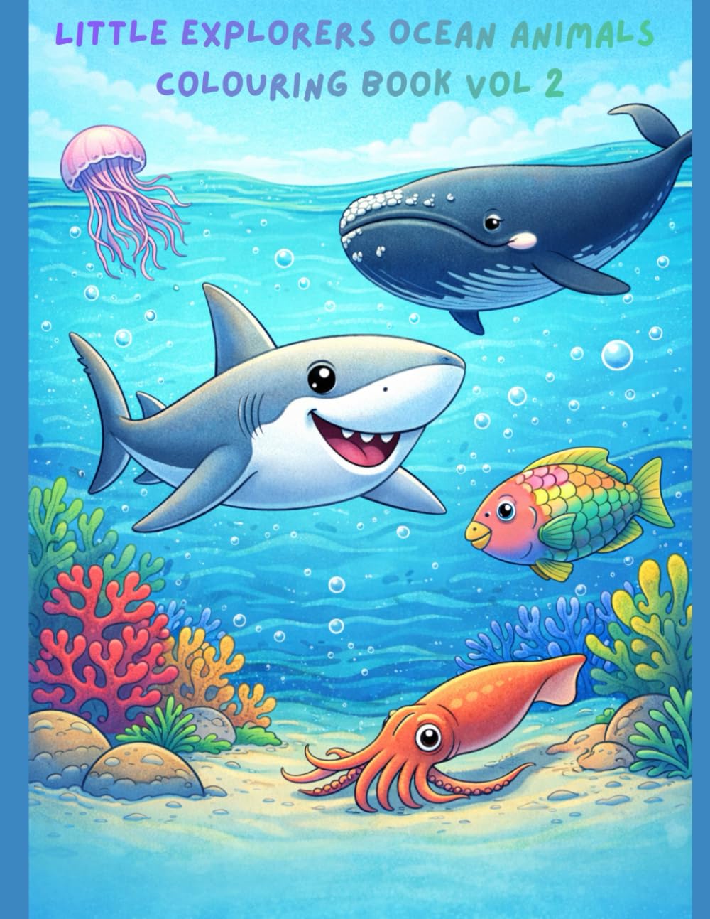 Little Explorers Ocean Animals Colouring Book Vol 2