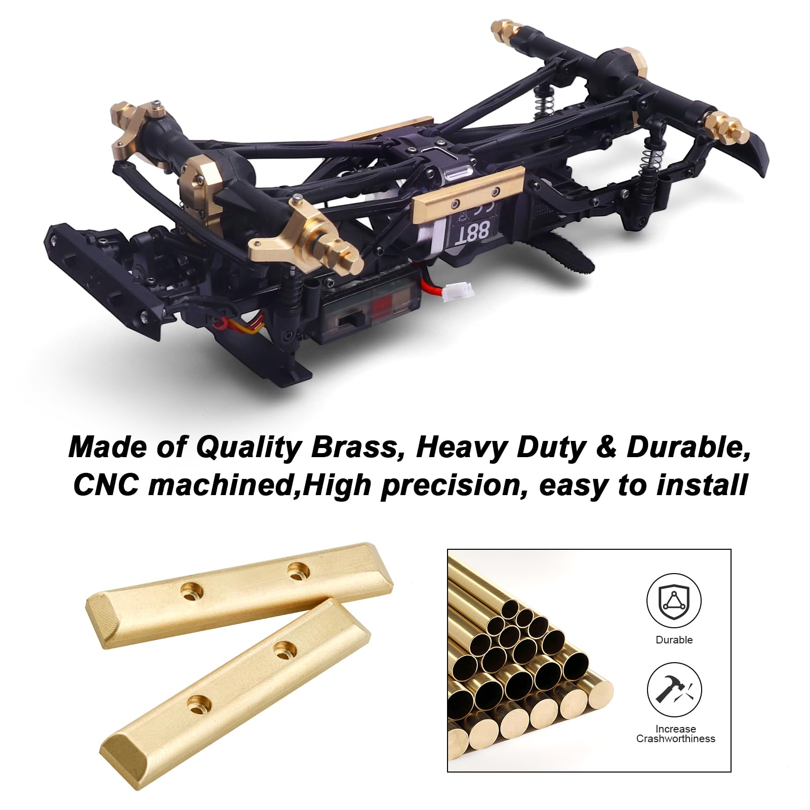 オッシー様　2-17,4-37,7-98 Amazon.com: Hobbypark Brass Boulder Bars Weights for 1/24
