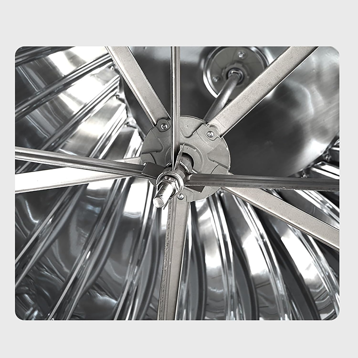 Ventilation Chimney Cowl - 200-400mm Stainless Steel Spinning Wind Rotating Cap, with Fixed Feet, Prevent Movement for Houses Factory Attic Farm (400)