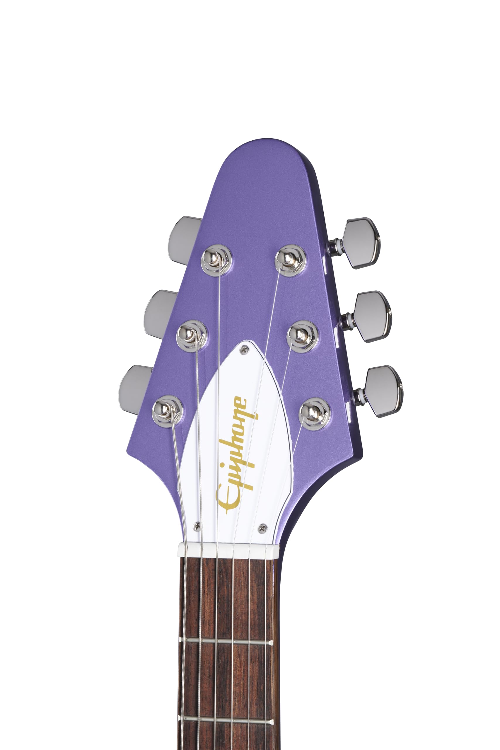 Amazon.com: Epiphone Kirk Hammett 1979 Flying V, Purple Metallic 