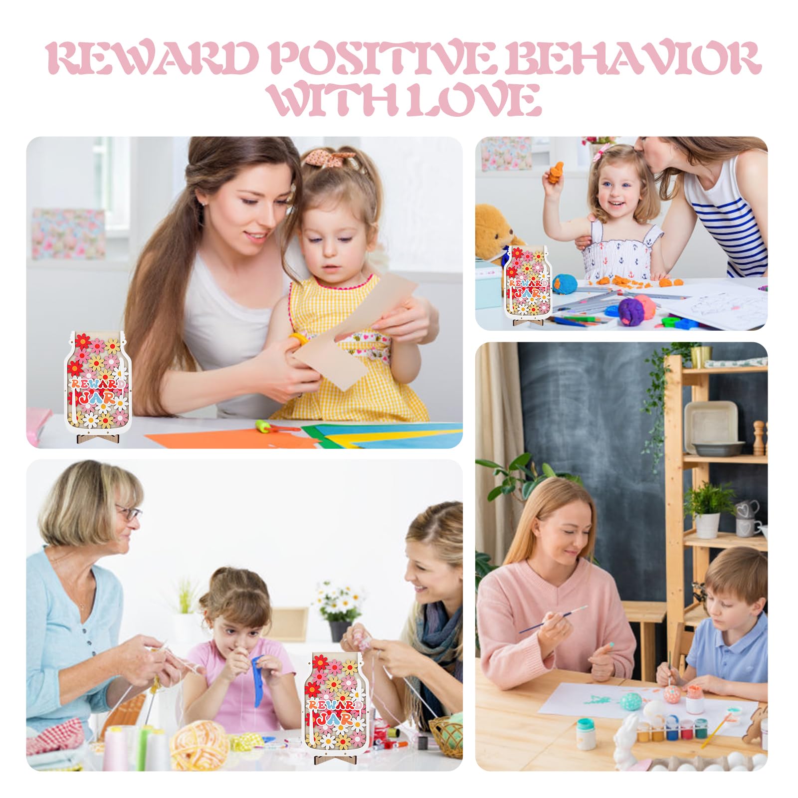 Potty Training Reward Jar Personalized Magnetic Flower Reward Jar For ...