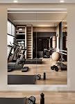 Home Gym Mirror, 70.8''x31.5''x2PCS, Large Full Body Mirror for Yoga, Glass Frameless Mirror for Wall Mounted, Wall Mirror for Home Gym, Garage, Bedroom, Bathroom