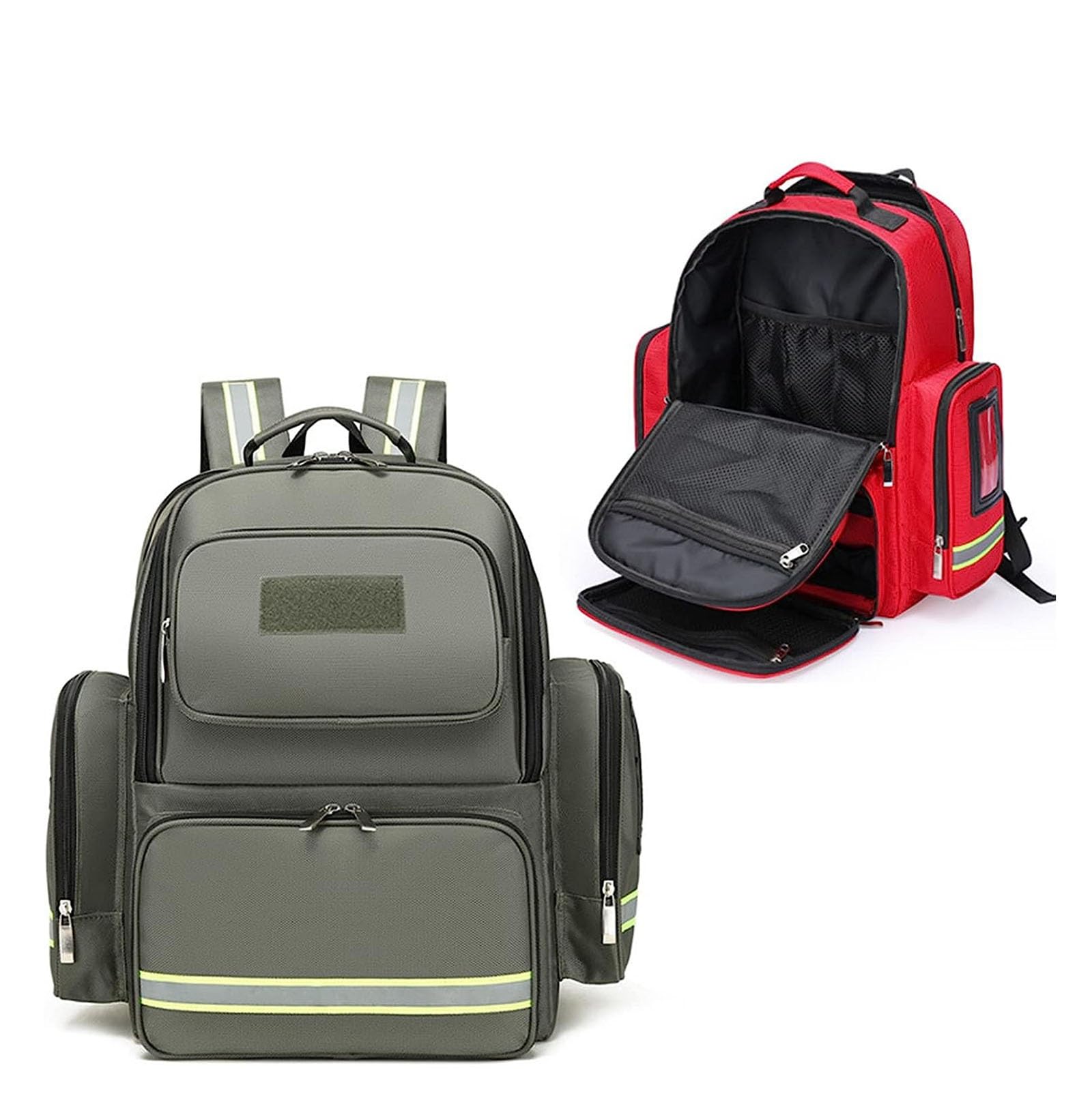 Kit di Pronto Soccorso, Scatola di Sopravvivenza Mini, Borsa di Emergenza Medica Impermeabile all'Aperto per Casa, deposito del Primo soccorritore di Sopravvivenza Trauma Zaino(C)