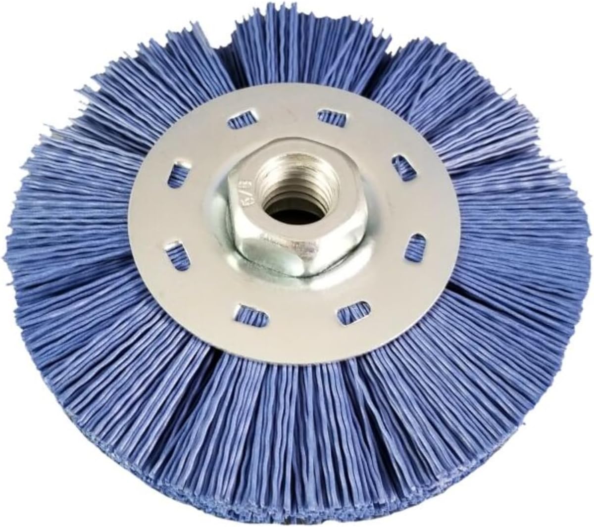 Dico Products 7200079 Brush with 5/8"-11 Thread, 4.5", Blue