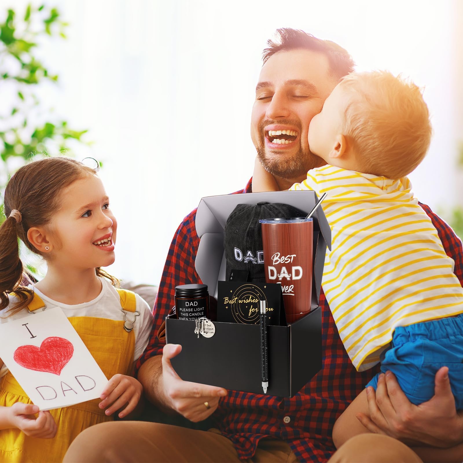 Amazon.com: Kolewo4ever 9-Piece Dad Gift Set: Brown Stainless