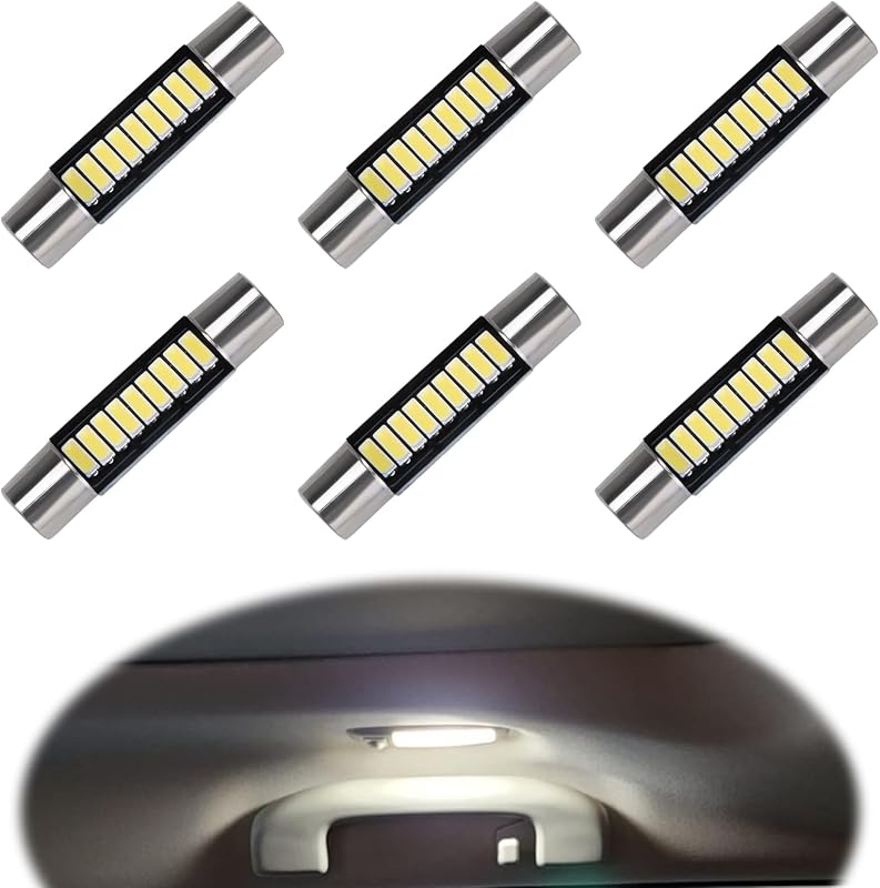 Lâmpada LED automotiva festoon 29,5 mm ecocstm com 9 chips 4014 – 6 unidades