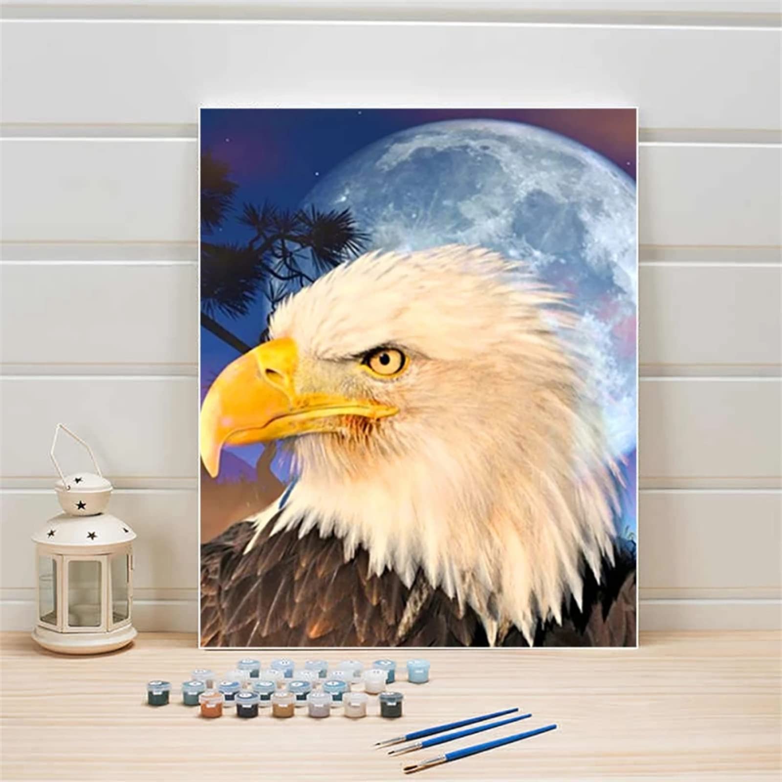 Amazon | 5Dダイヤモンドアート 鷲 制作キット 立体アート 平和