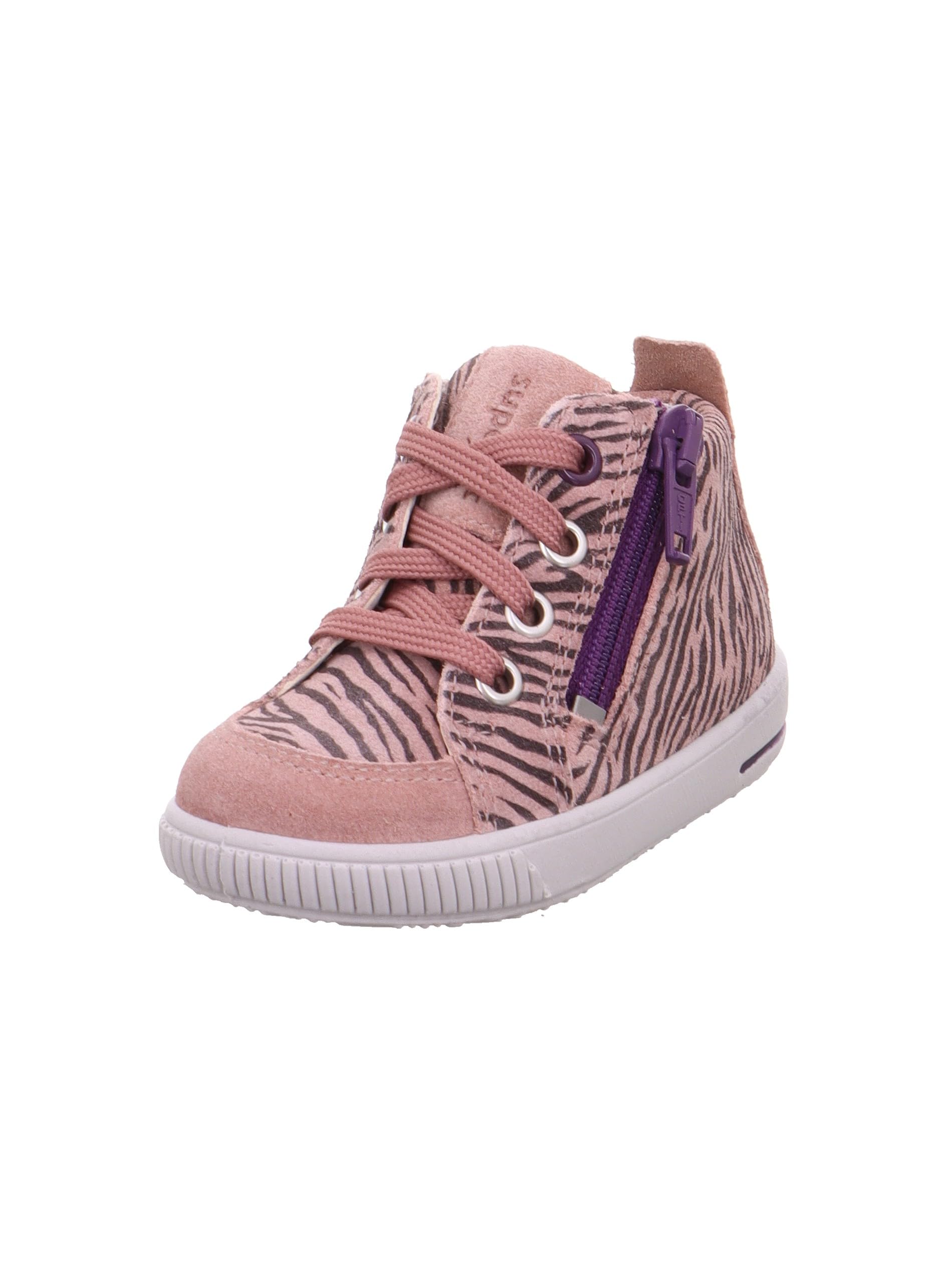 Superfit Baby Girls' Moppy First Walking Shoes, Purple/Pink 5510, 19 EU