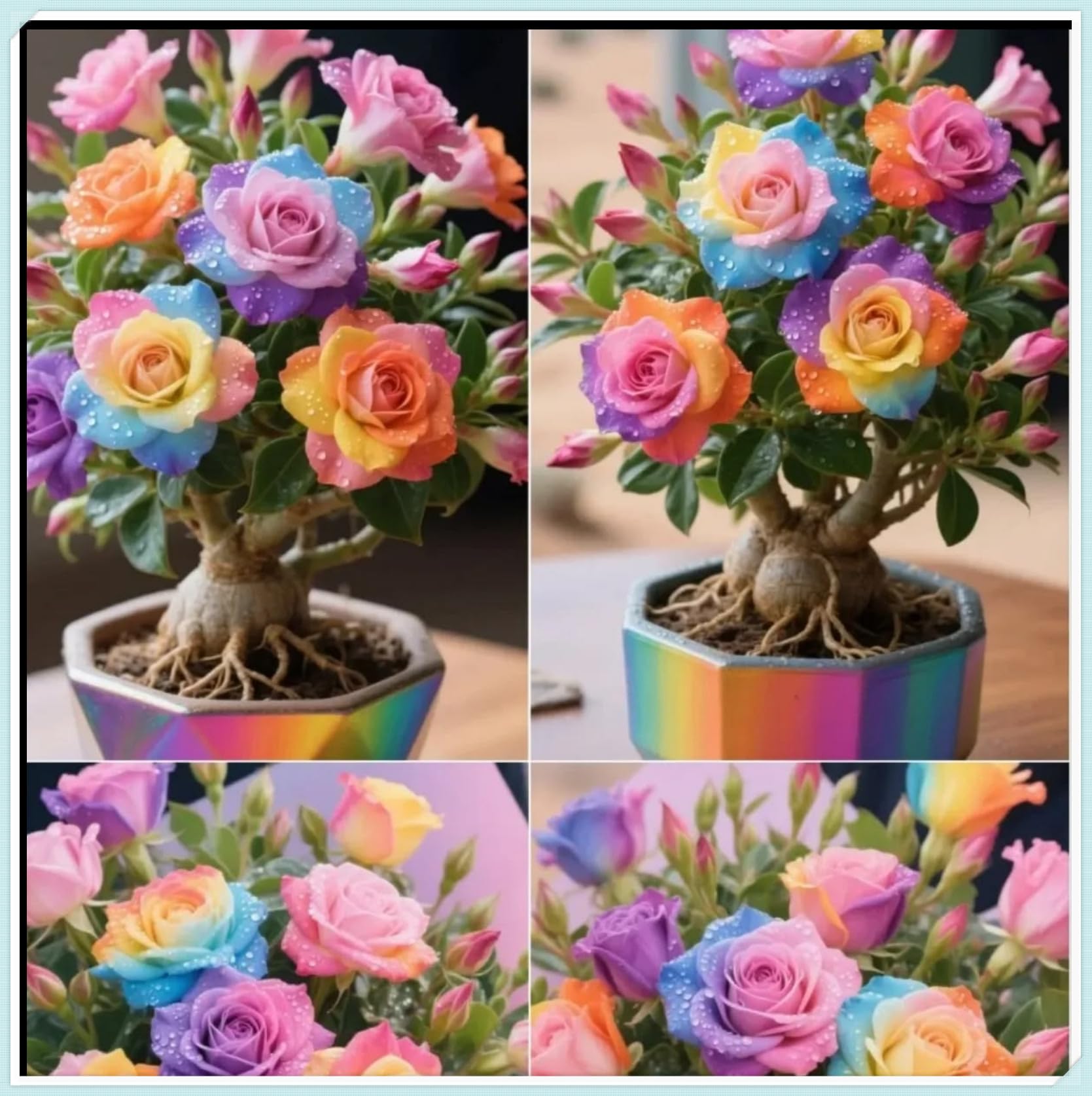 Desert Rose — Bulbs — Emits a Delicate Violet Fragrance — A Rare Hosta — Easy to Care for — an Ideal Garden Accent — (Not an Artificial Product)-2 Bulbs-H