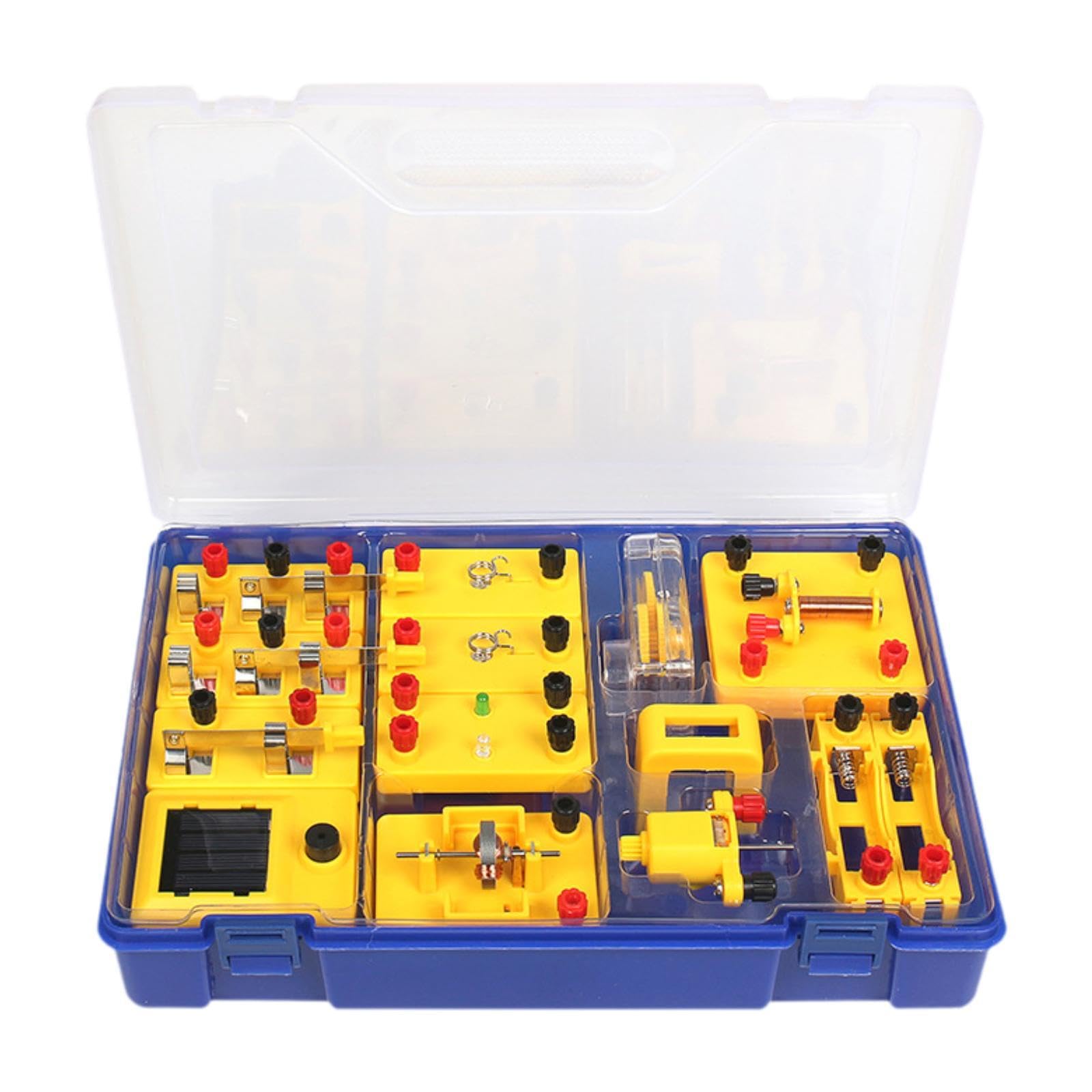 predolo Physik Lernkit Elektrische Schaltkreis Bausatz Experimentierkasten Stromkreis Material DIY set für Praktische Experimente Und Förderung Technischer