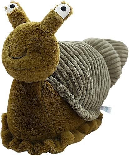 MUPI Almohadas de caracol de animales de 11 pulgadas, regalo de peluche de caracol grande para niños, regalo para cumpleaños de niños, linda