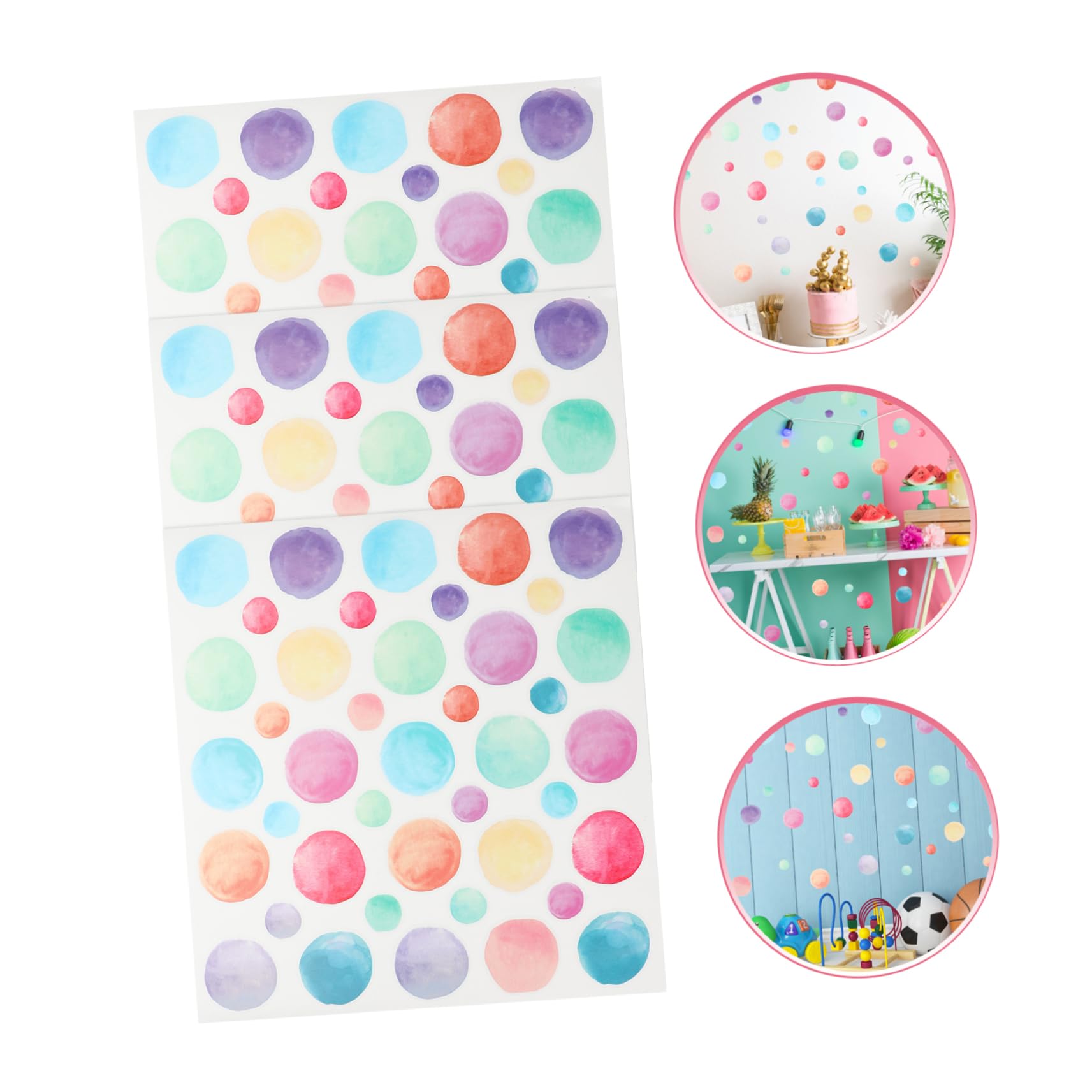 GALPADA 5 Series Pegatinas De Coloridas Autoadhesivas Decoración Aula Pizarra Y Infantiles 3 Hojas*5