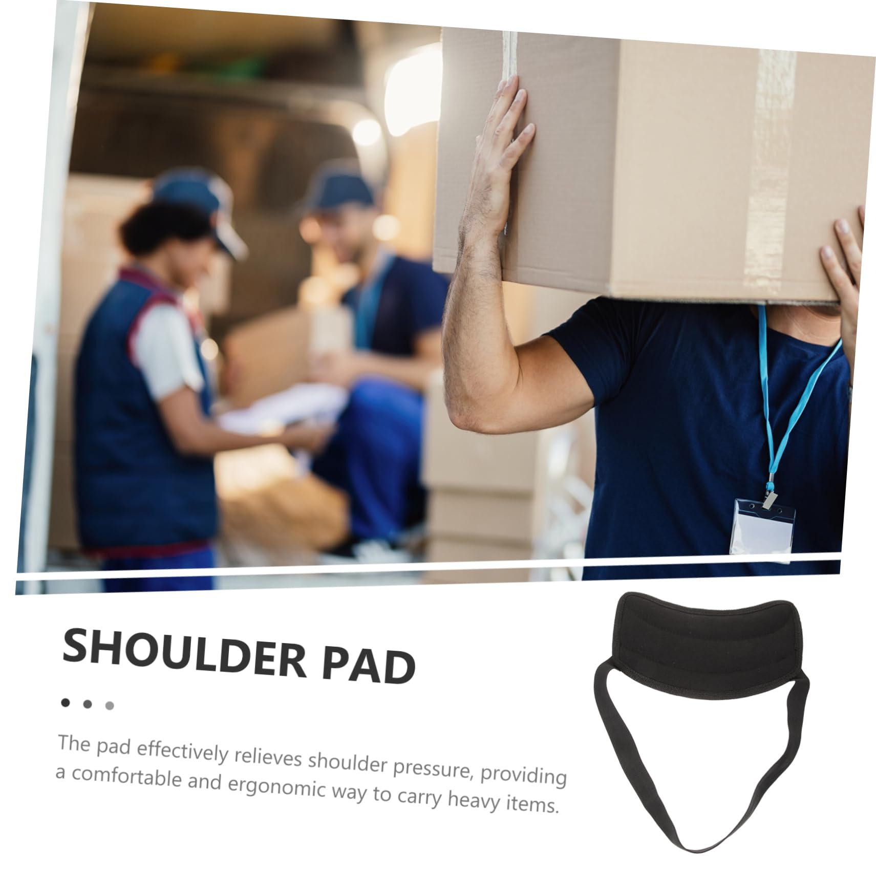 OHPHCALL Farm Shoulder Cushion Shoulder Strap Pad Wear Resistant Pad Portable Mat