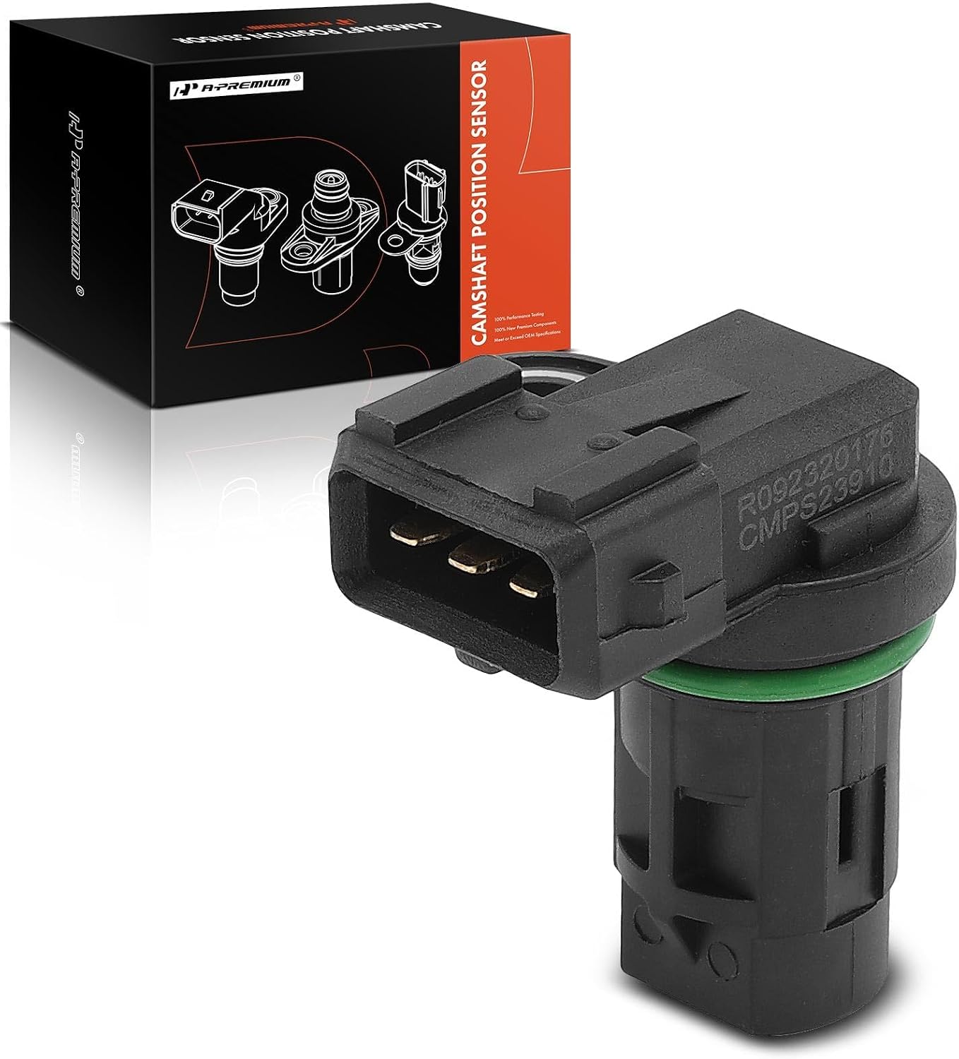 A-Premium Camshaft Position Sensor (3 Pins) Compatible with Hyundai Elantra 2004-2015, Tucson 2005-2009 2013-2021, Tiburon 2005-2008 & Kia Soul 2010-2015, Forte 2014-2016, Sportage 2005-2010, Spectra
