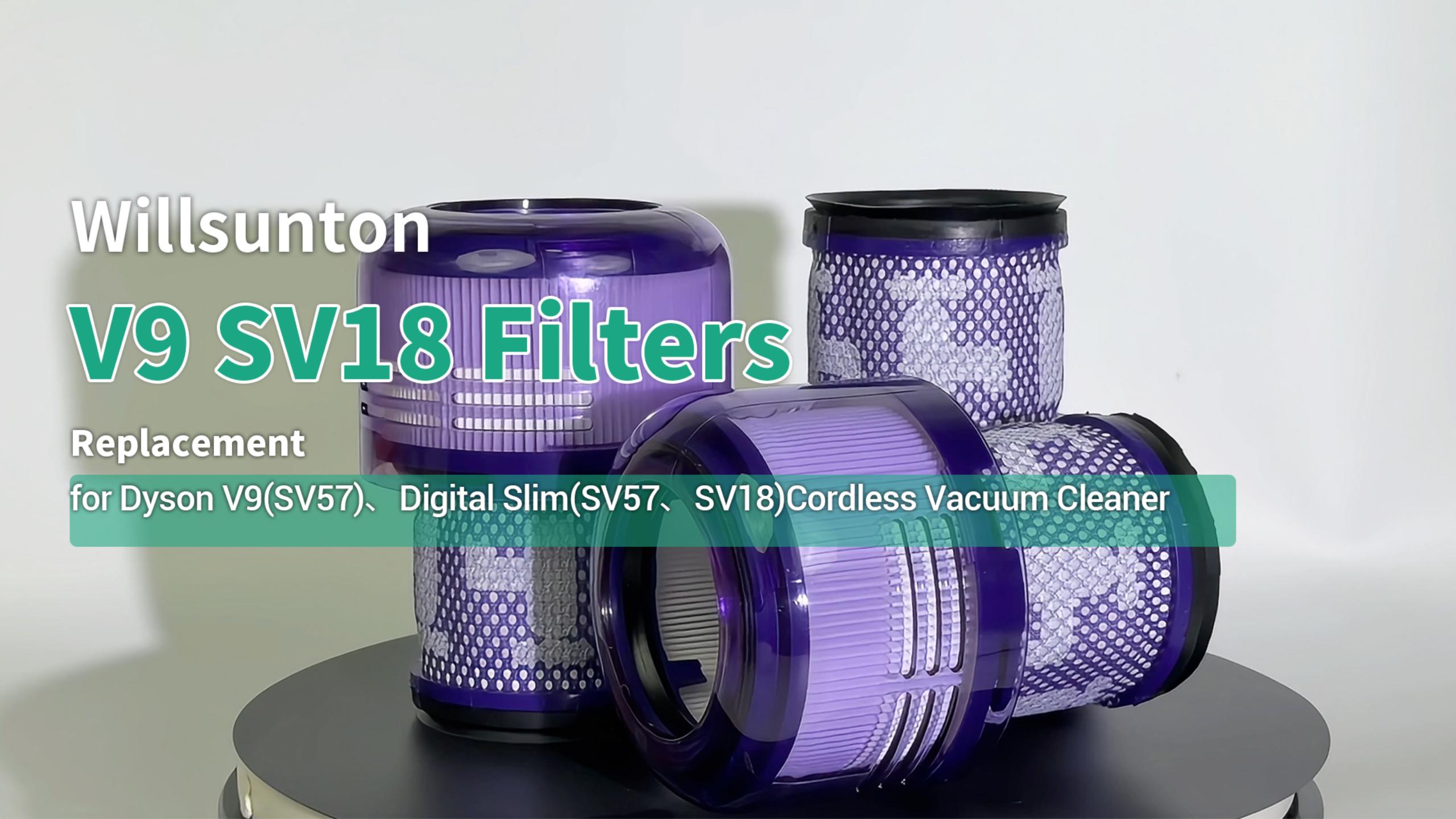 Image of 3 Pack SV18 V9 Filter Replacement for Dyson V9 Motorbar Cordless Vacuum