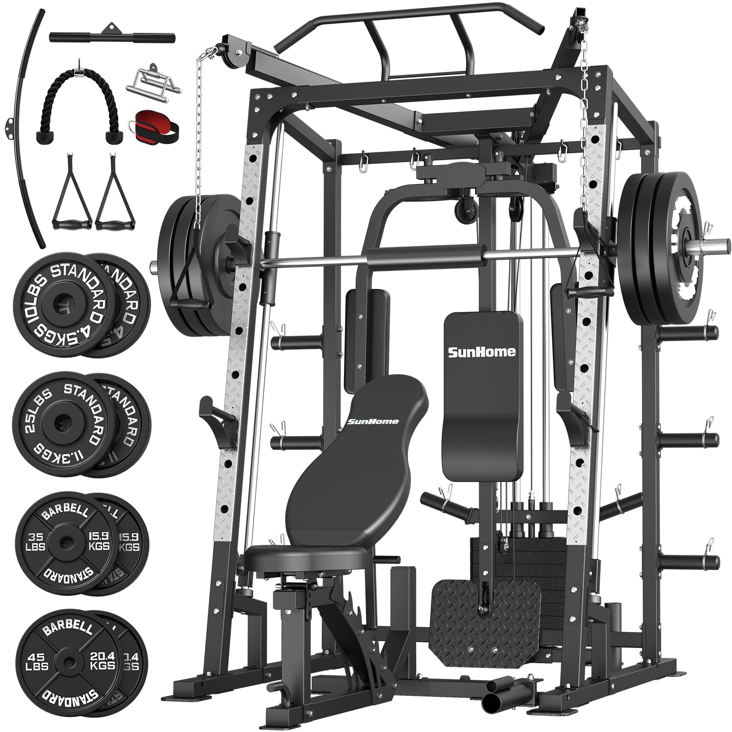 SunHome S4 PRO Smith Machine