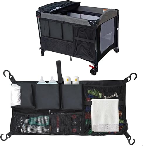 Red de carga para cochecito, organizador de accesorios Abnaok Wagon compatible con modelos WONDERFOLD Serie W, bolsa de almacenamiento de malla de