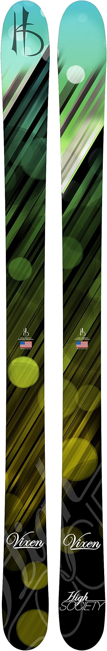 High Society Vixen 175 Ski Pair, 132 x 102 x 126mm