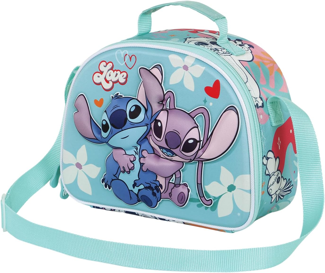 Karactermania Lilo & Stitch Love Sac à Goûter Turquoise: Confort et Design Unique