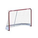 EZGoal Hockey Folding Pro Goal&comma; 2-Inch&comma; Red&sol;White – On Goal Net&comma;67708