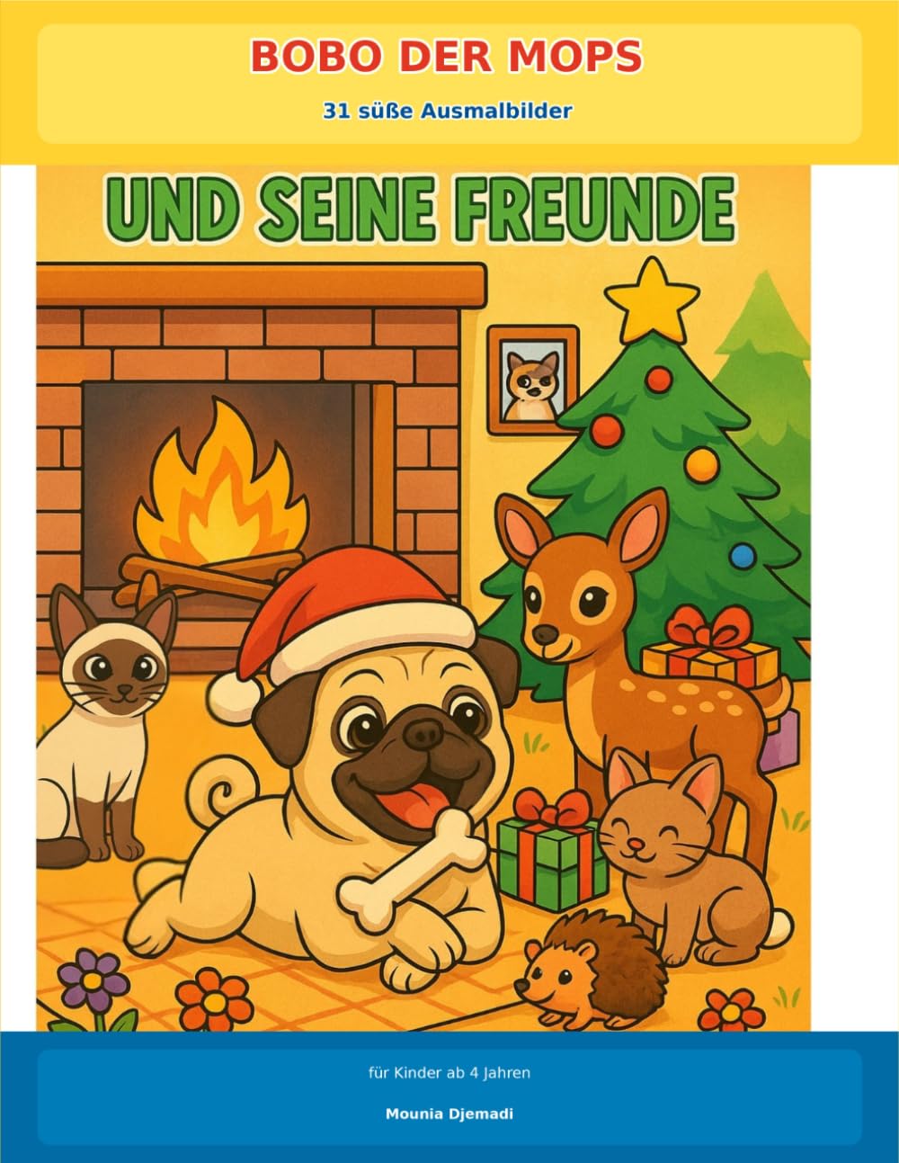 Bobo der Mops: 31 süße Ausmalbilder