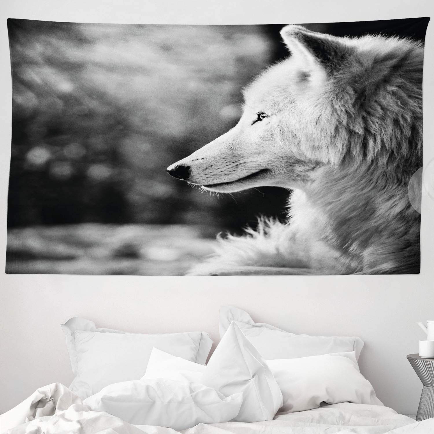 SHTGOI Arazzo da parete blu con elefante sul davanti, stile indiano, vintage, da appendere, a soffitto, con motivo bohémien, tovaglia per camera da letto, soggiorno, 150 x 100 cm, 1