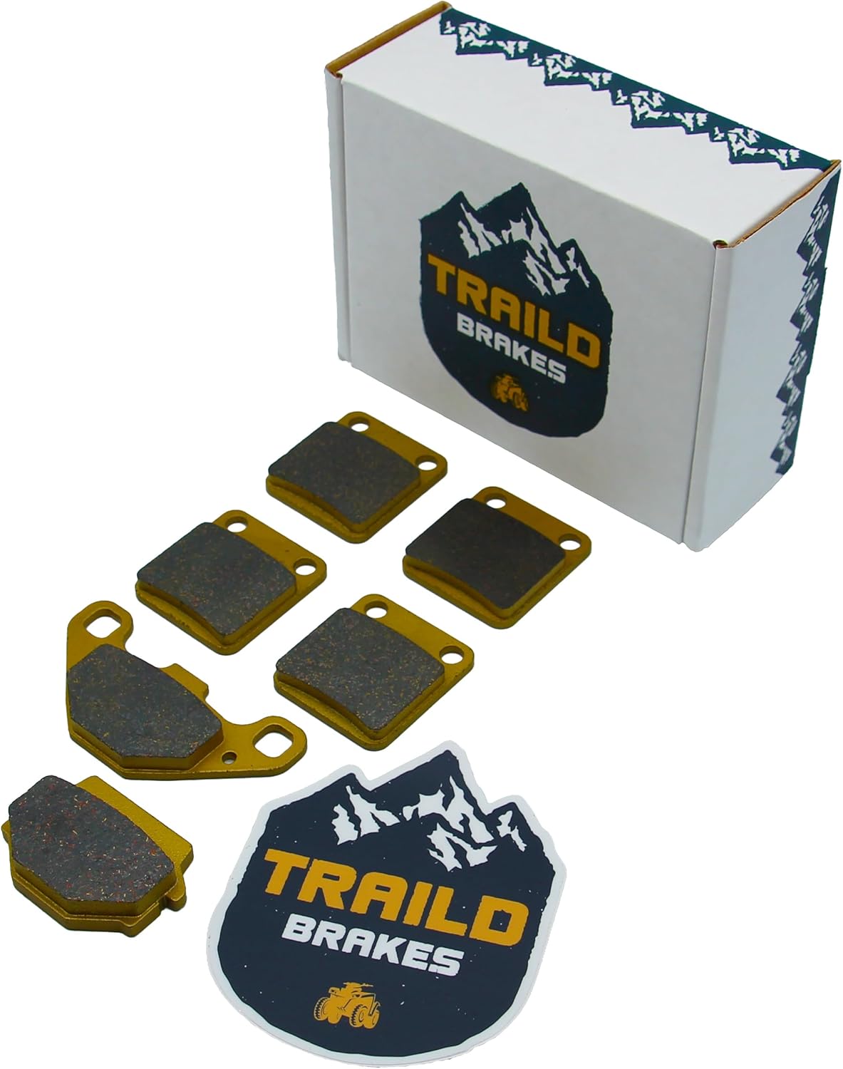 Traild Suzuki Vinson Quadrunner LTF/LTA 500 2003-2007 Ceramic Brake Pad Set Front & Rear