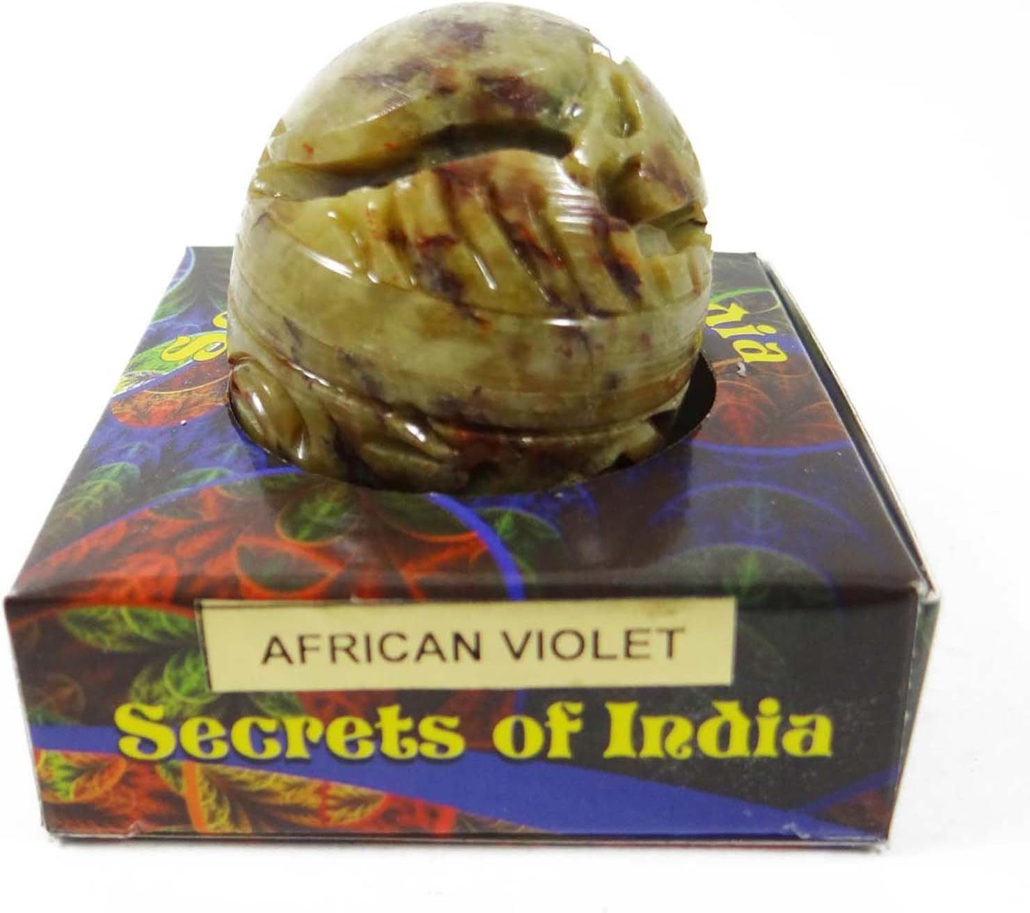 Natural African Violet Solid Perfume Body Musk In Stone Jar 8