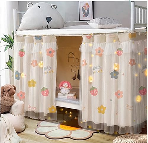 Vista 47 de Dorm Home Bunk Nets Bed Curtains Cloth Bed Canopy Blackout College Students Shading Nets Breathable Single Sleeper