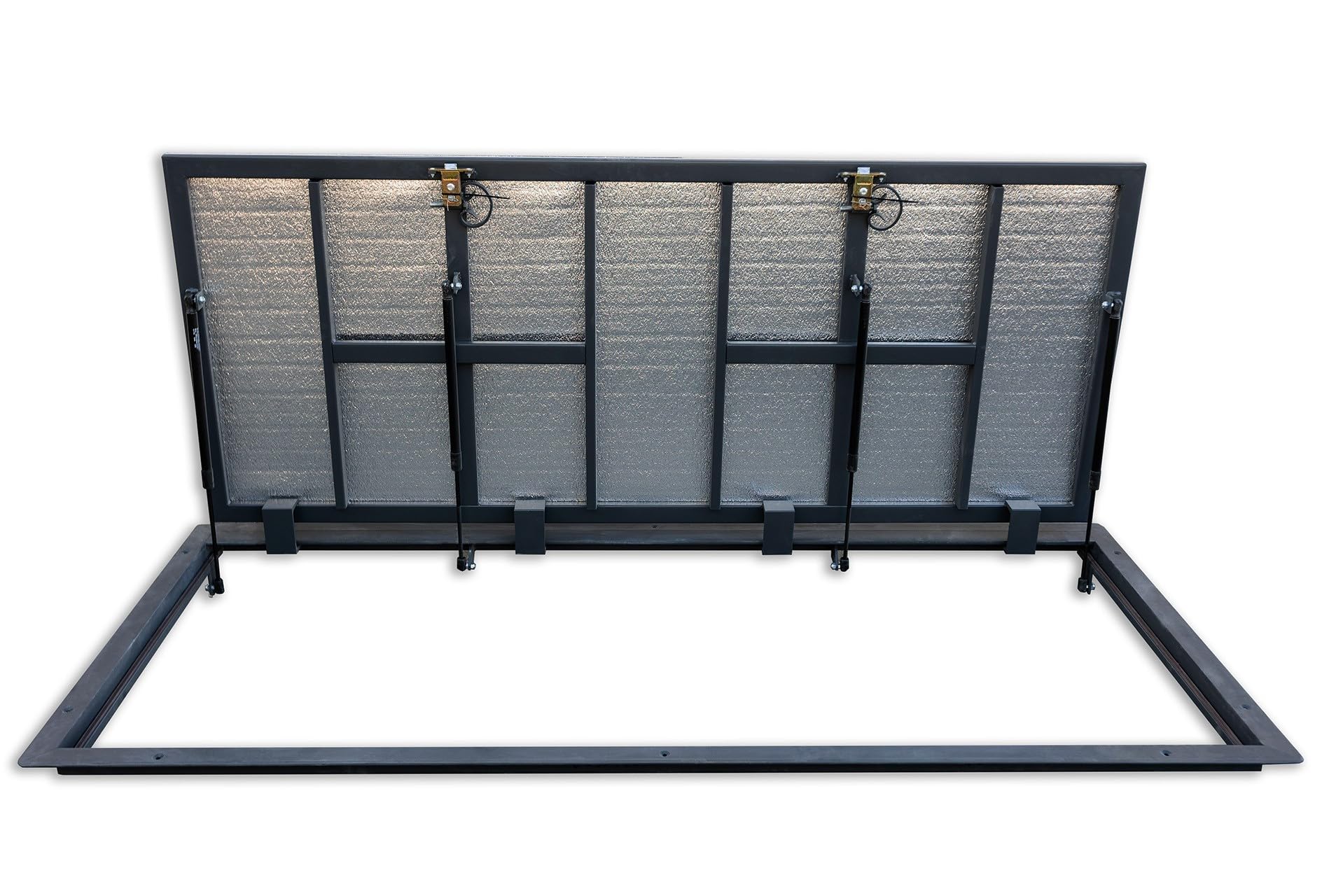 Schachtabdeckung 900 mm x 1800 mm Seitenscharniere, Bodenluke Schachtdeckel Revisionsschacht Kanalschacht