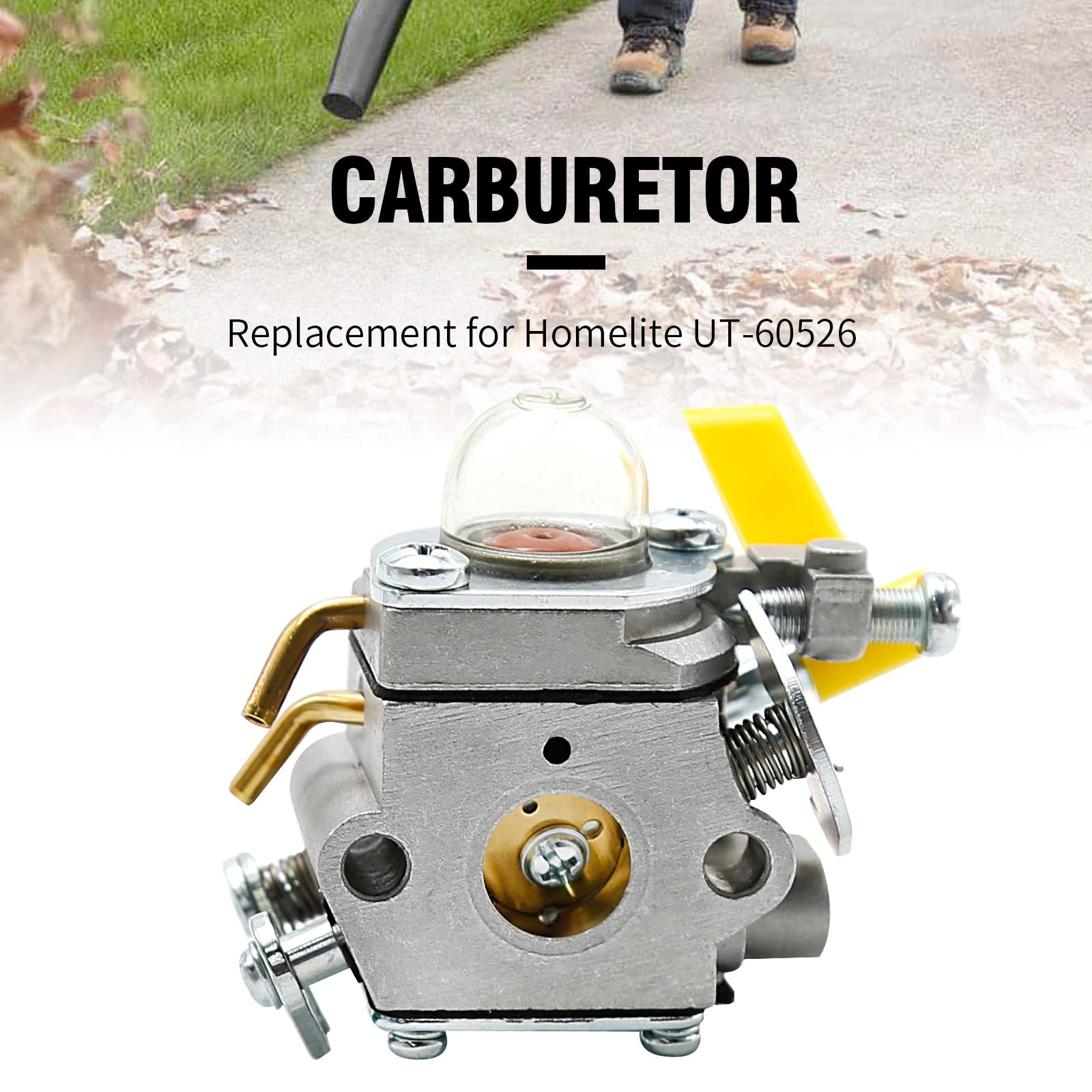 Carburetor with Tune Up Kit Replacement for Ryobi RY09050 RY09051 RY13010 RY13015 RY13050A RY28060 RY34000 RY34420 RY34440 RY64400 Trimmer Replace 308054022 308054025 308054032