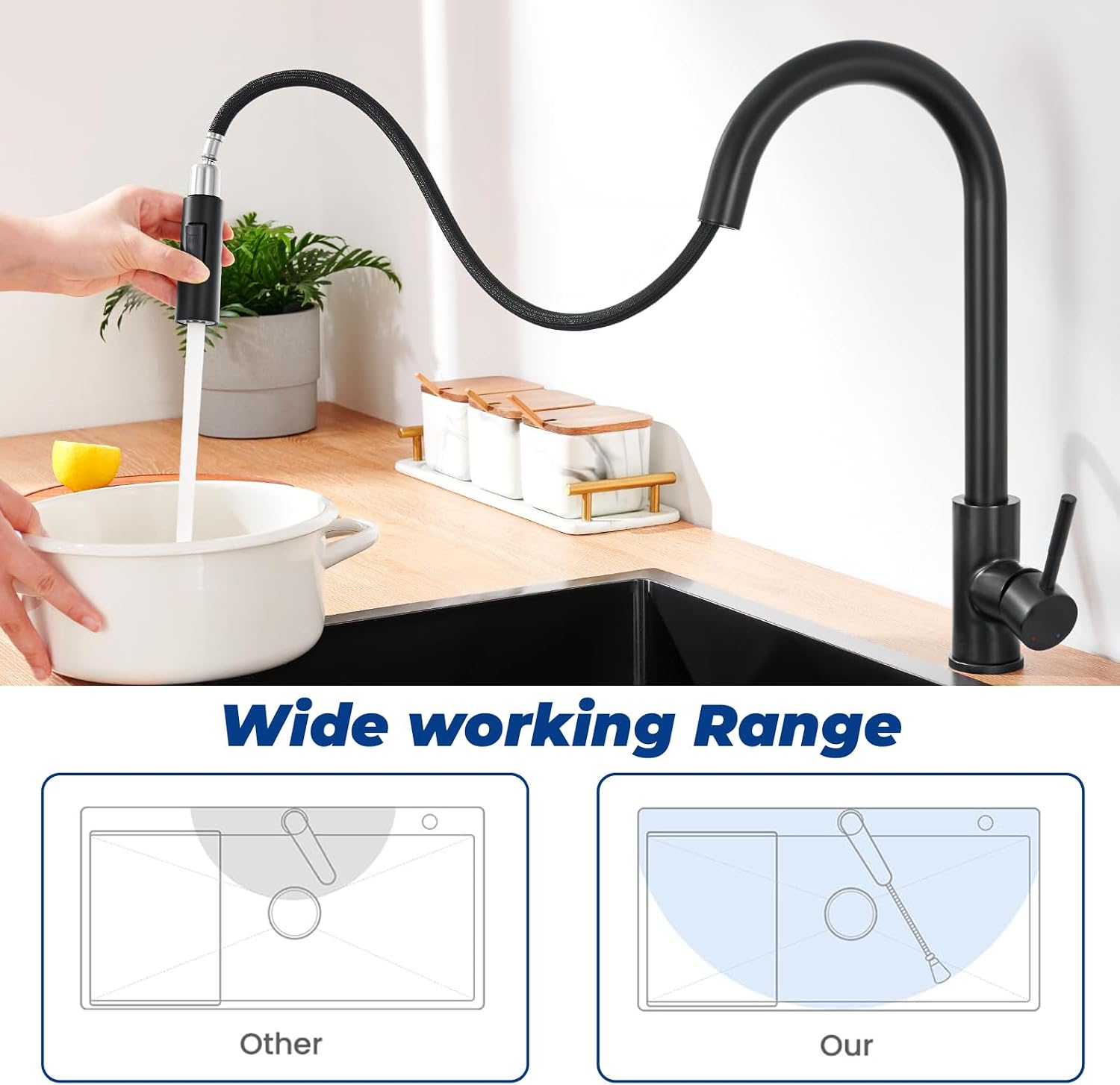 Douchette de robinet cuisine – fonctionnement et modes